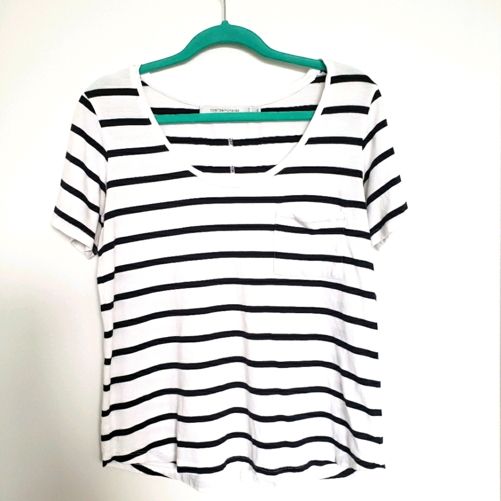 Short Sleeve Striped Tee